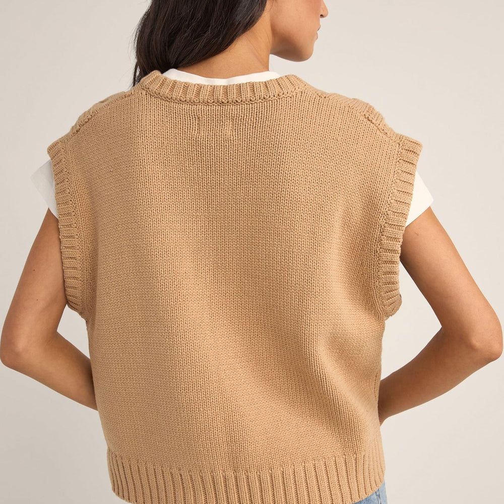 
                      
                        RHYTHM - FINLEY CABLE KNIT VEST
                      
                    