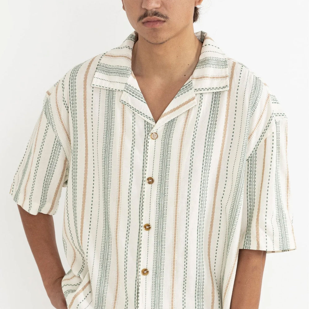 Pukas-Surf-Shop-rhythm-man-shirt-relaxed-stripe-ss-shirt-olive