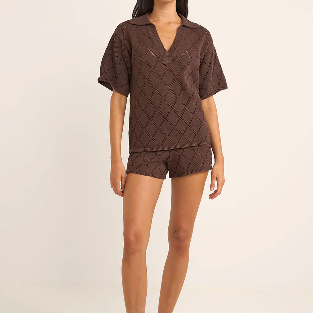 
                      
                        RHYTHM - ISLANDER COLLARED KNIT SHIRT
                      
                    