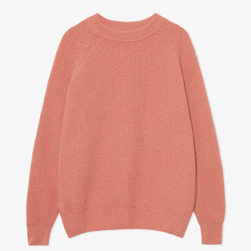 Pukas-Surf-Shop-sweater-Pompeii-Ribbed-Astro-Wool-Knit-Pink