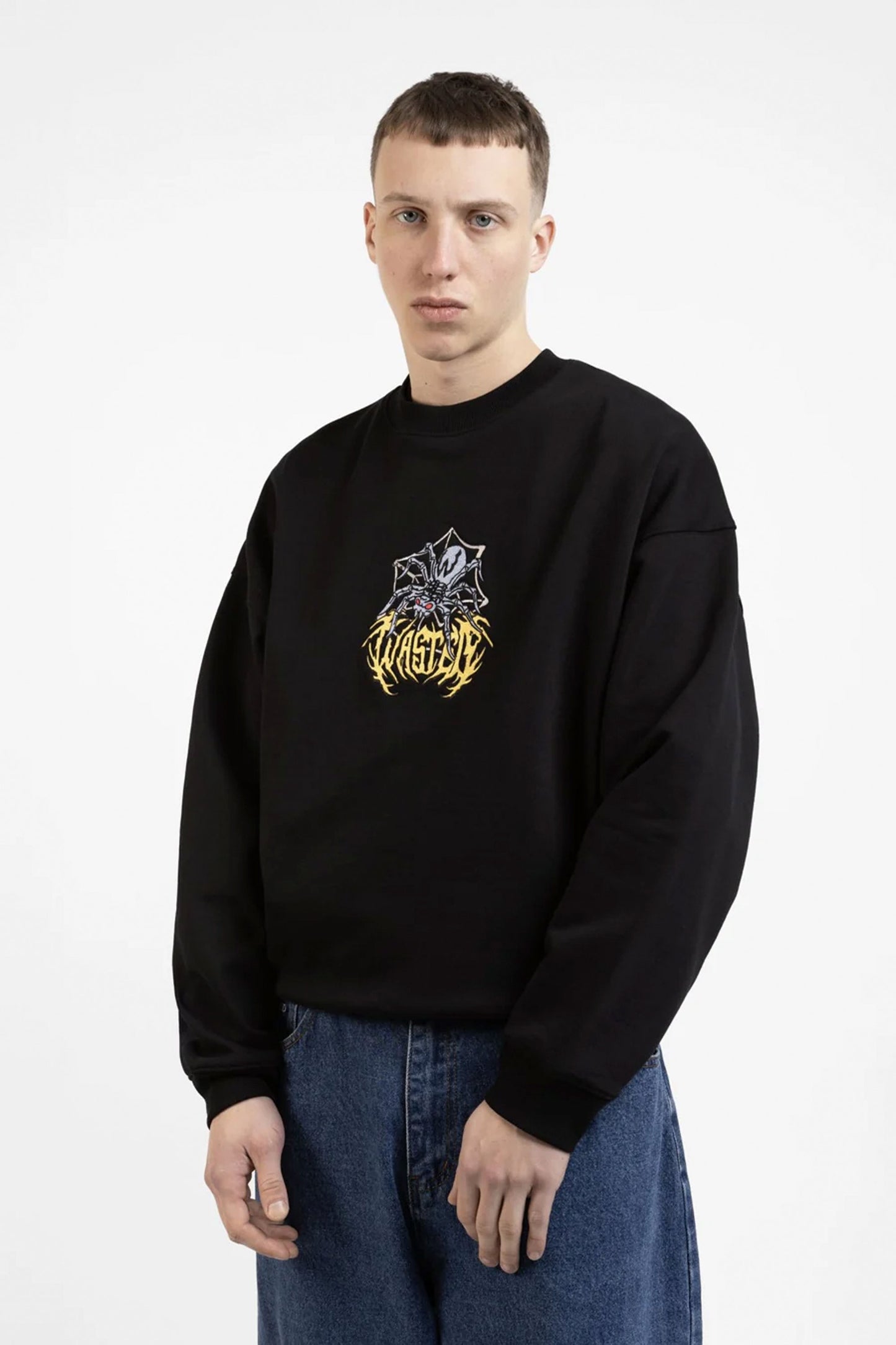 Pukas-Surf-Shop-sweater-Wasted-Paris-Prey-Black