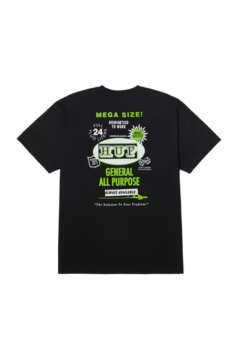 Pukas-Surf-Shop-tee-Man-HUF-All-Purpose-Black