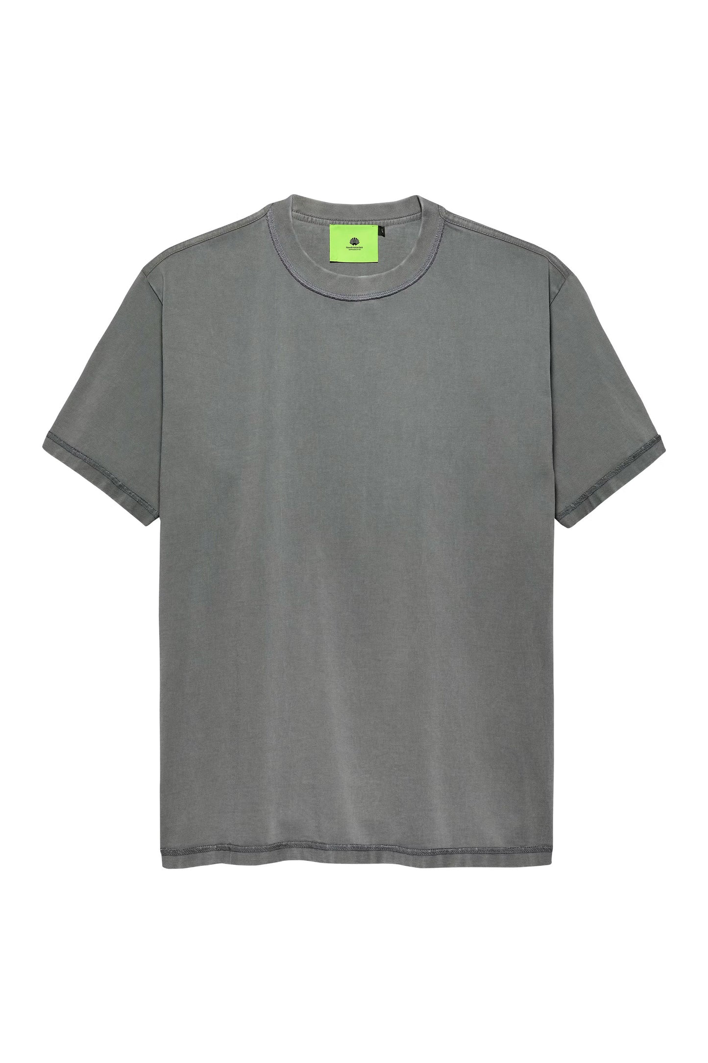 Pukas-Surf-Shop-tee-Man-New-Amsterdam-Big-Logo-Steel-Grey