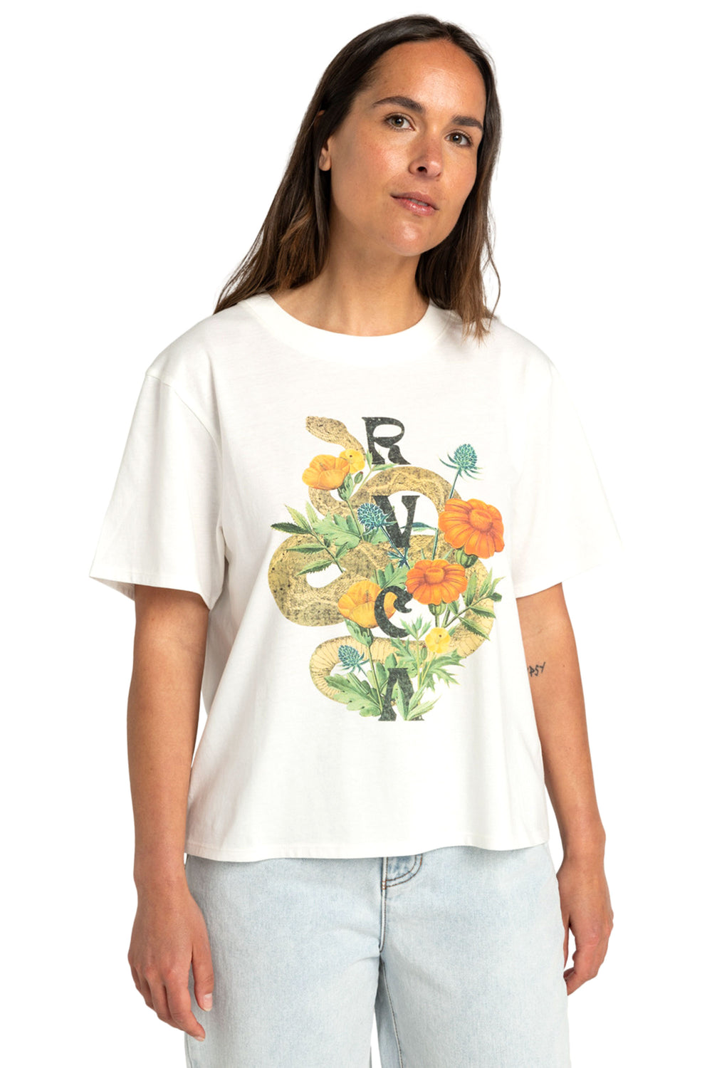 Pukas-Surf-Shop-tee-Woman-rvca-wildflower-snake-salt