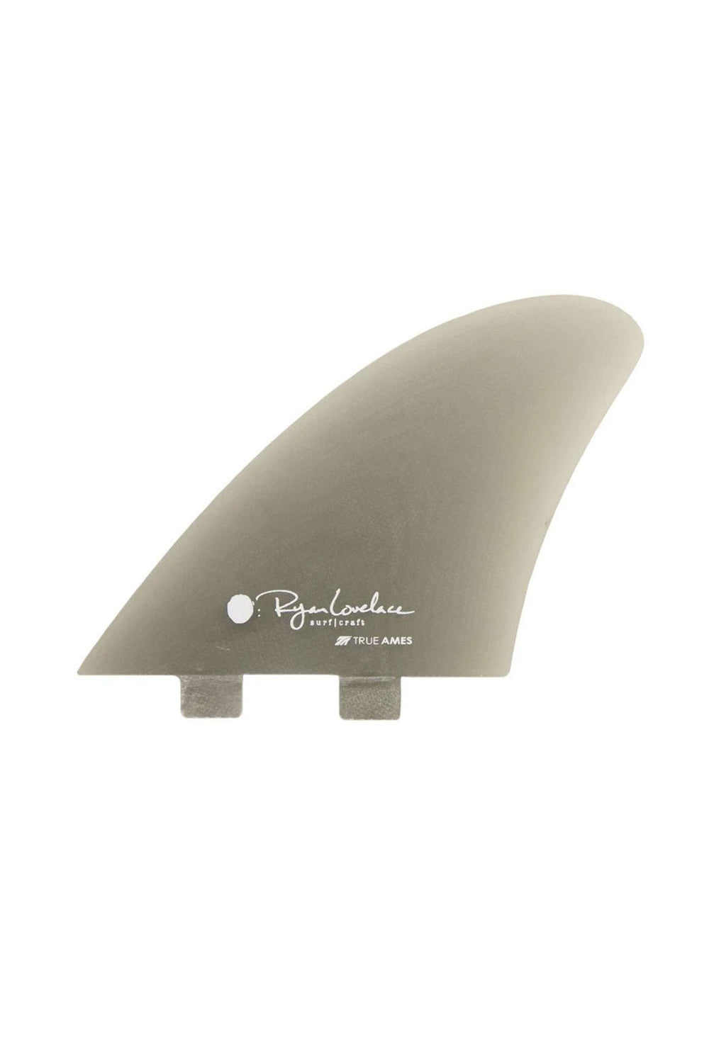 TRUE AMES - LOVELACE PIGGYBACK KEEL FCS COMPATIBLE - SMOKE - 2FINS