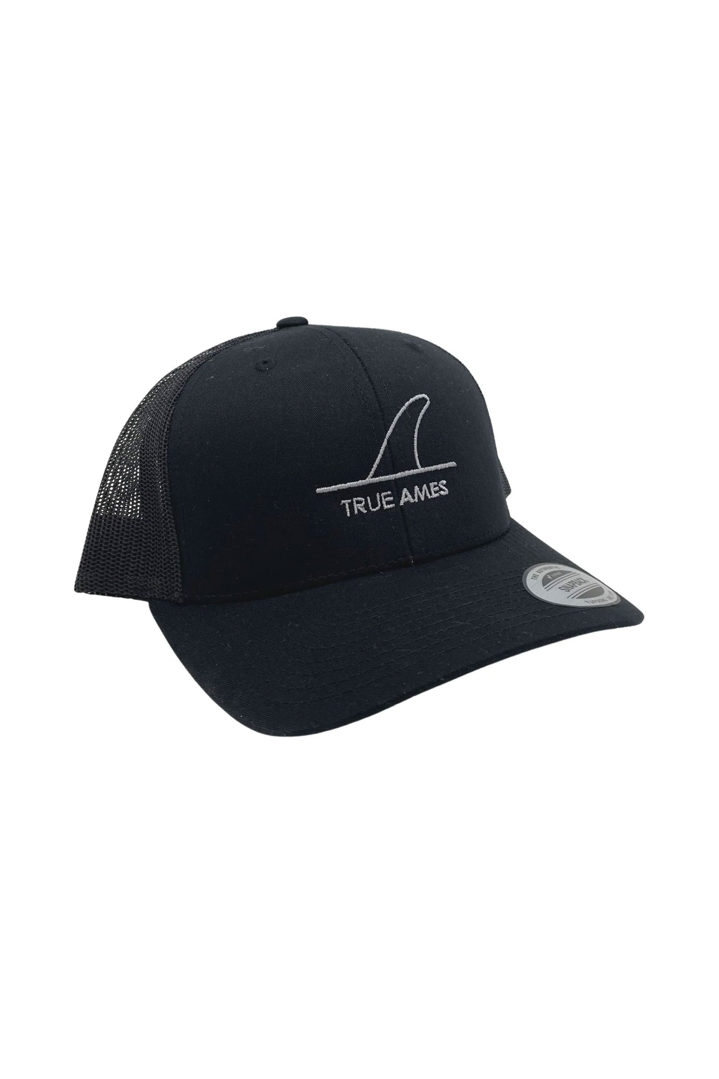 Pukas-Surf-Shop-true-ames-logo-hat-black-1