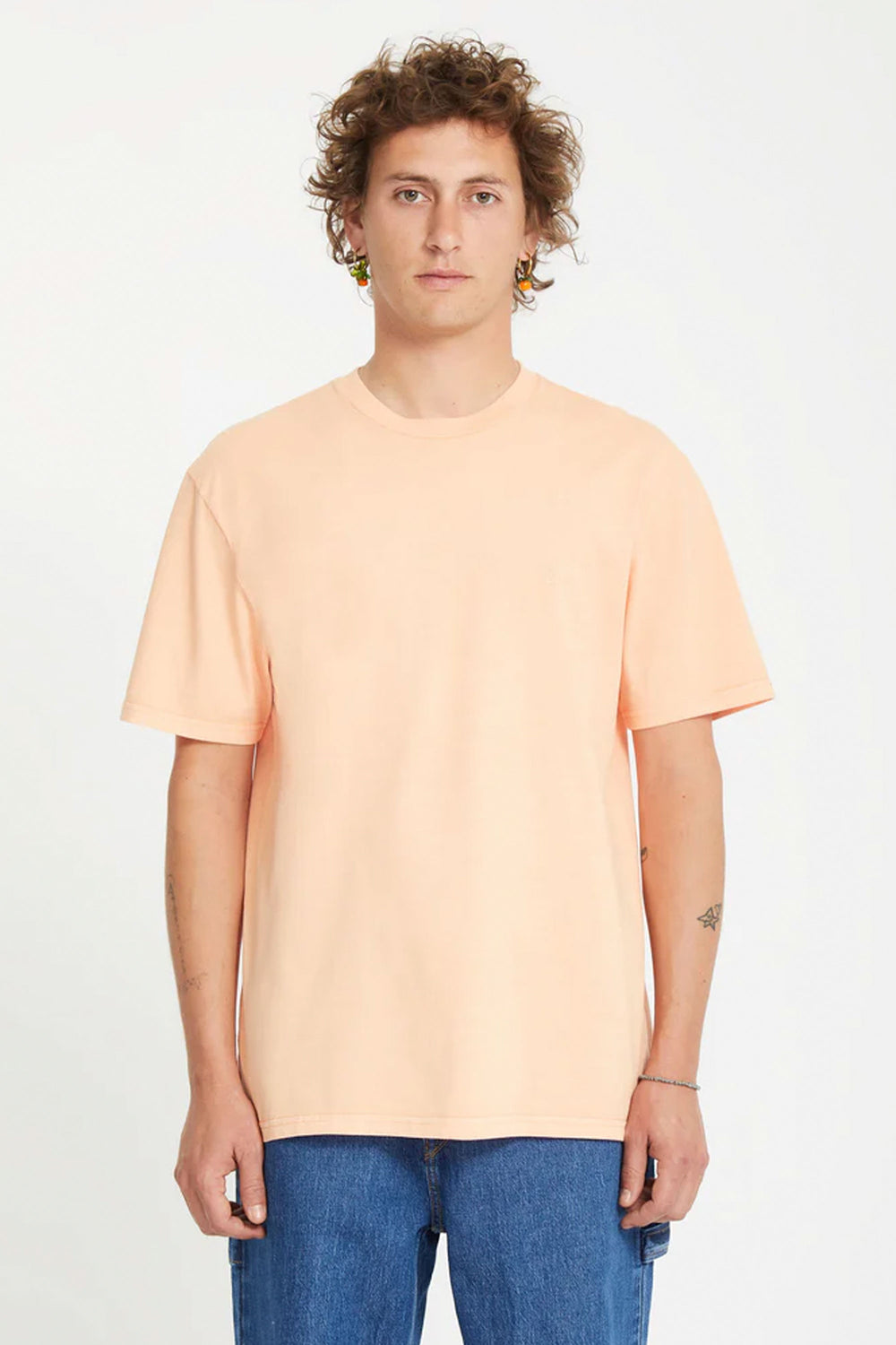 Pukas-Surf-Shop-volcom-tee-man-solid-stone-pale-peach