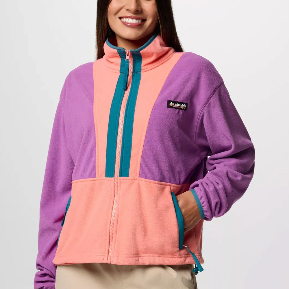 Pukas Surf shop Woman Jacket Columbia Backbowl II Full Zip Razzle