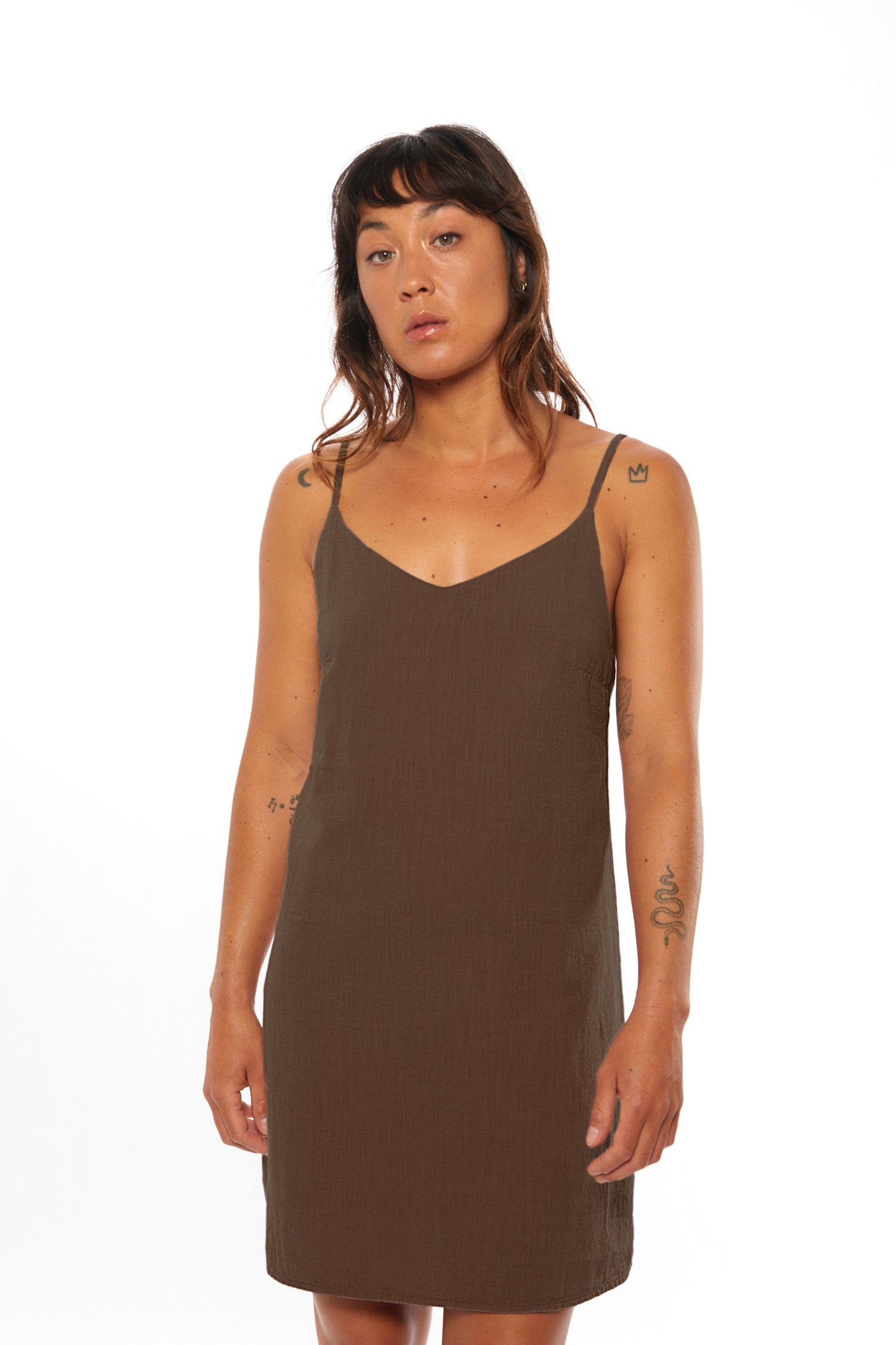 Pukas Surf Shop Woman Dress Pukas Clothing Cotton Dress Wood