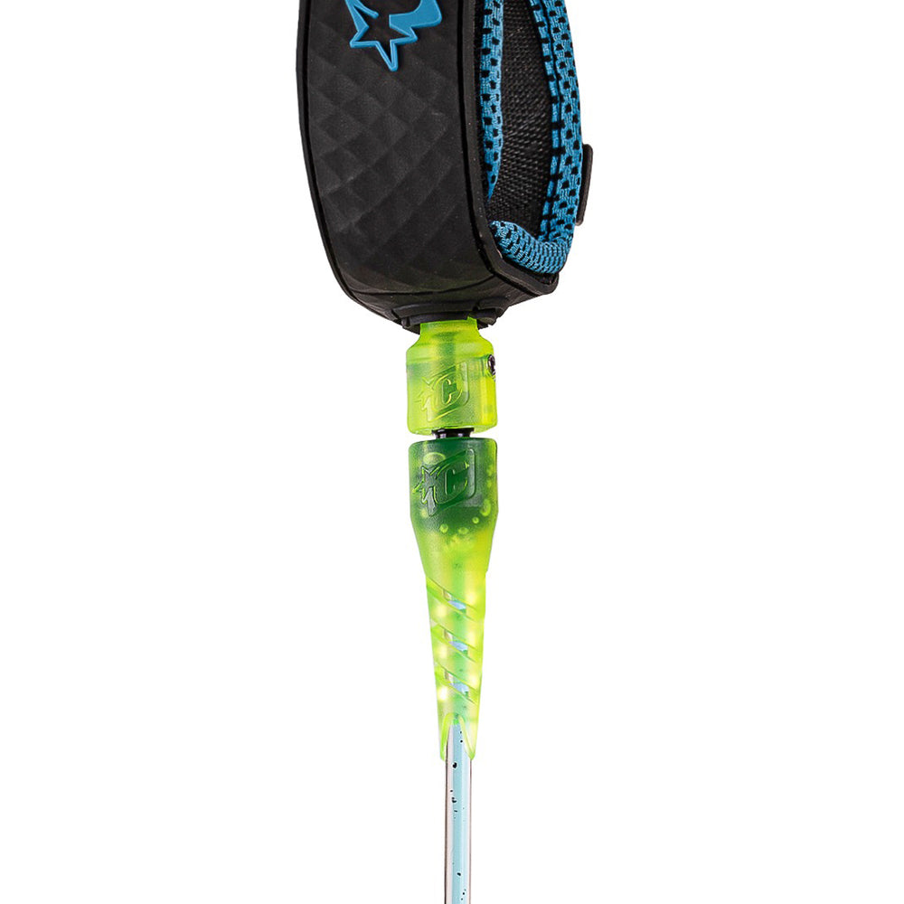 Pukas-surf-shop-creatures-grom-leash-cyan