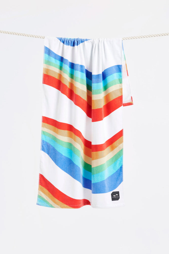 Pukas-surf-shop-slowtide-Roygbiv-Beach-Towel