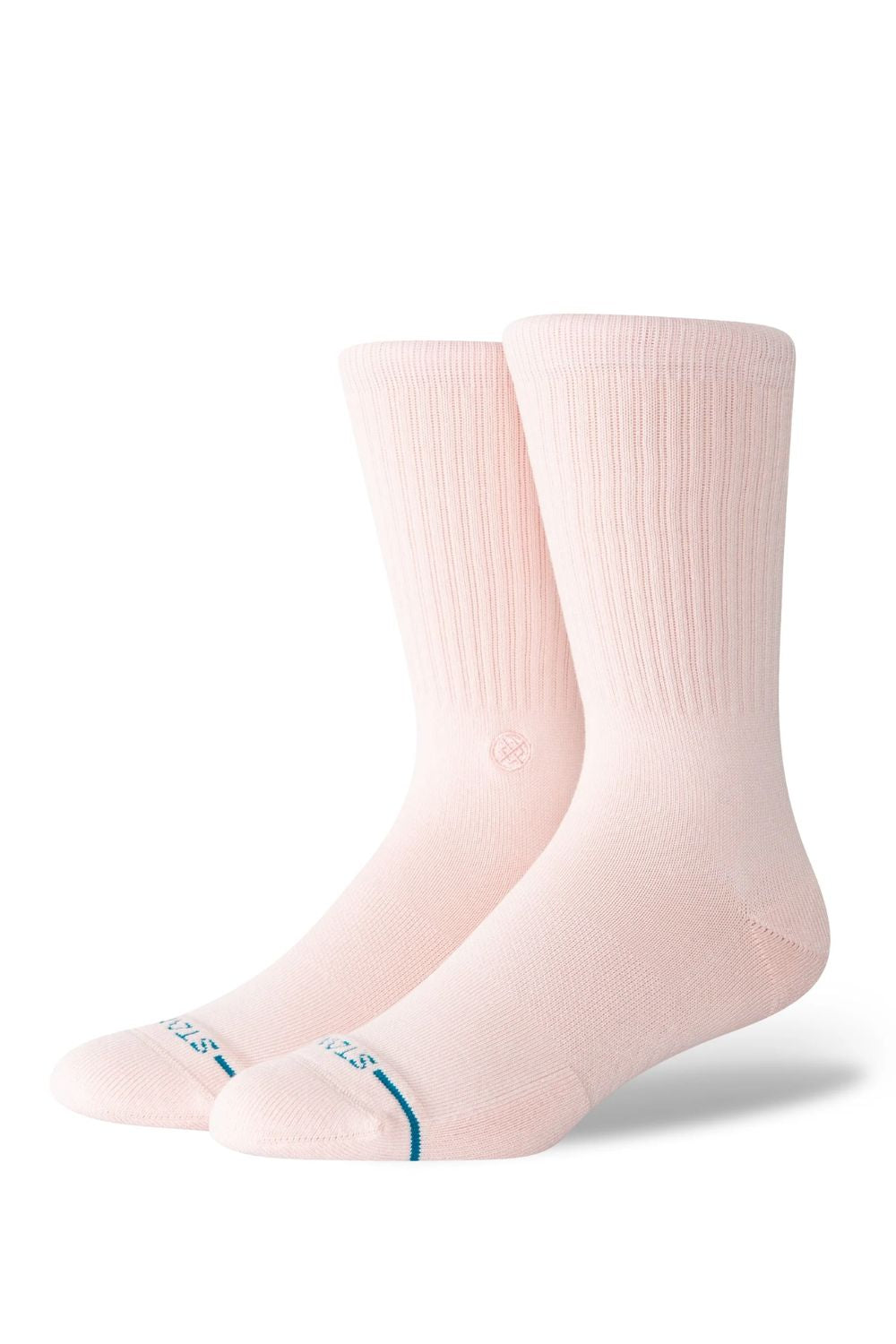 Stance Icon Crew pink crew socks unisex — available at Pukas Surf Shop
