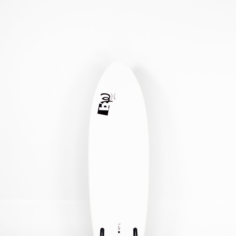 Pukas Surf Shop - Black On White SOFTBOARDS - BW SOFTBOARDS 6.0