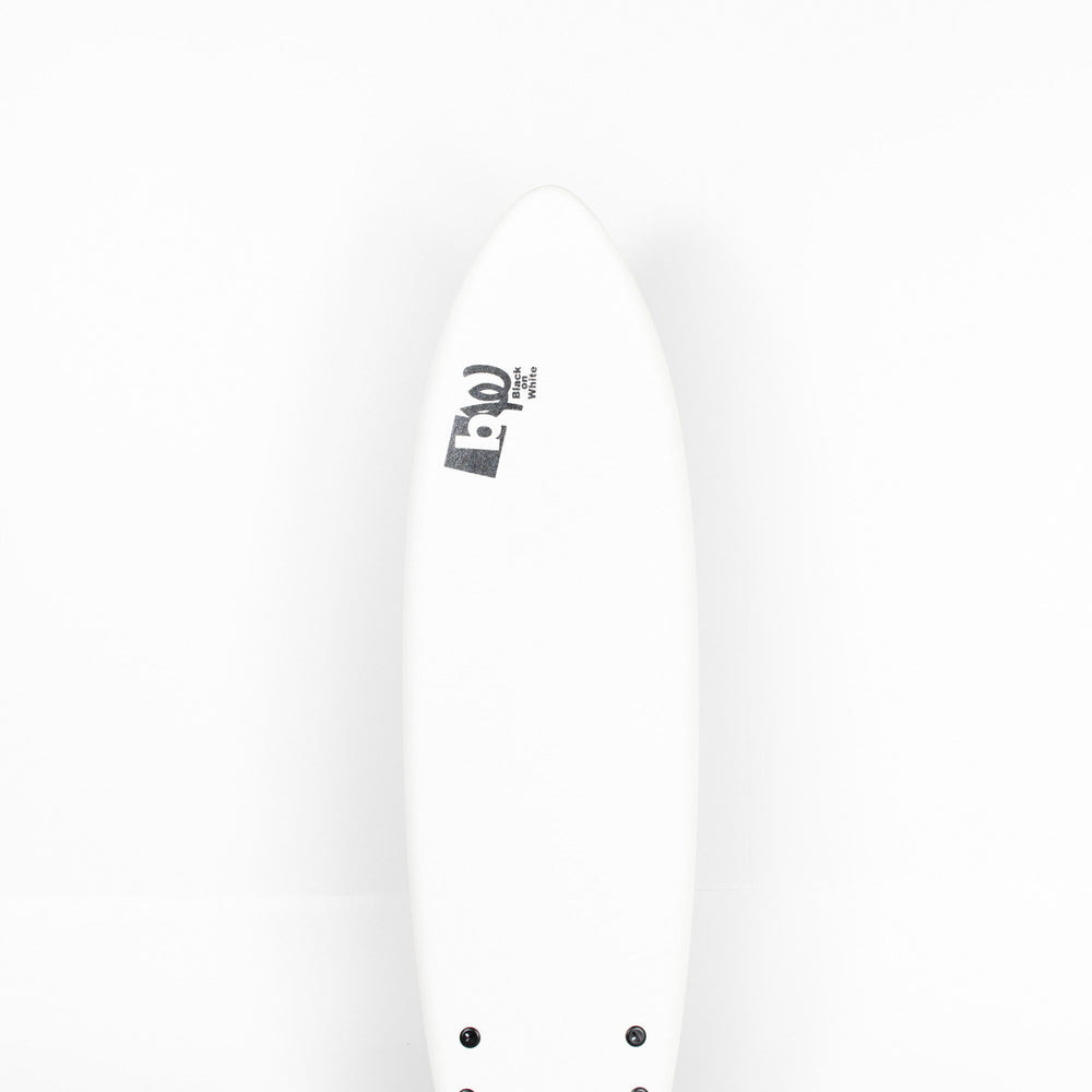Pukas Surf Shop - Black On White SOFTBOARDS - BW SOFTBOARDS 6.6