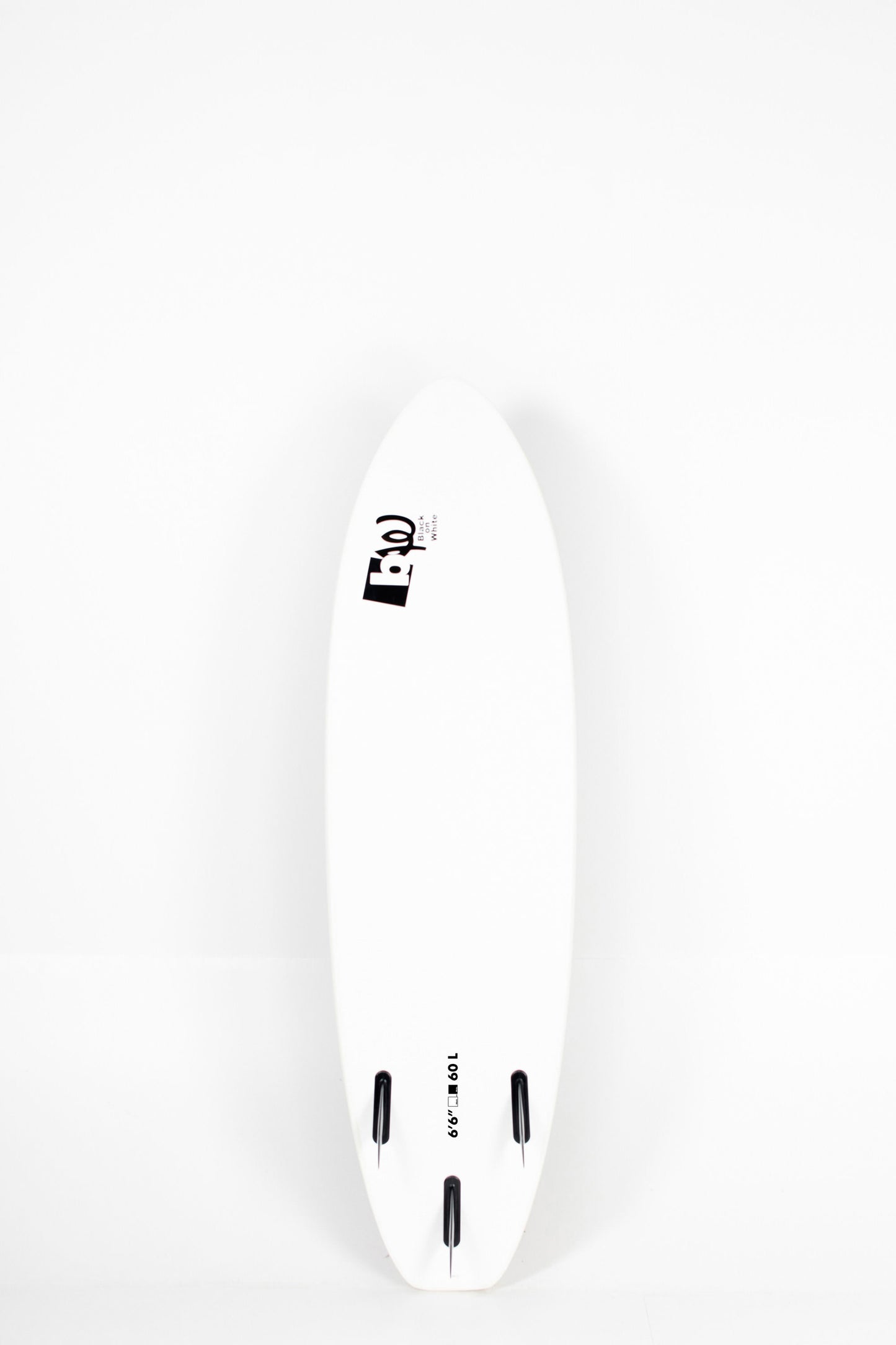 Pukas Surf Shop - Black On White SOFTBOARDS - BW SOFTBOARDS 6.6