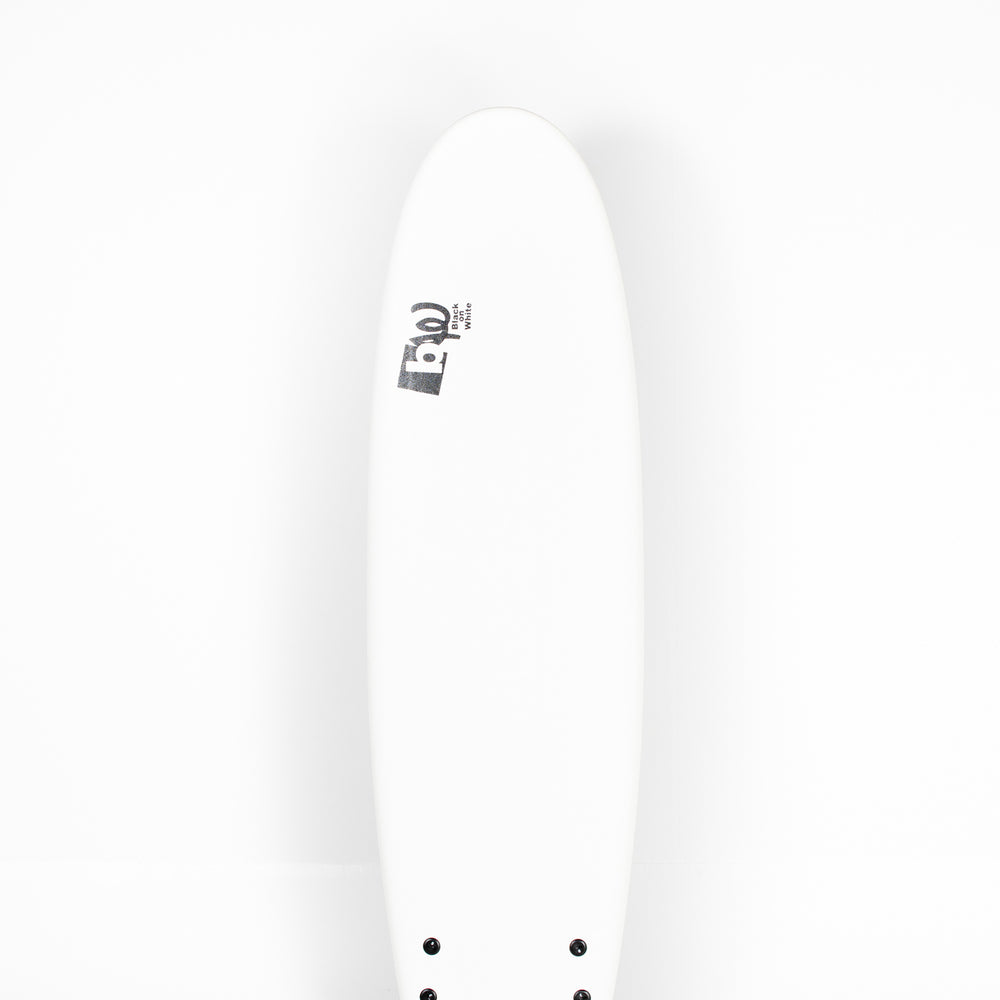 Pukas Surf Shop - Black On White SOFTBOARDS - BW SOFTBOARDS 7.0