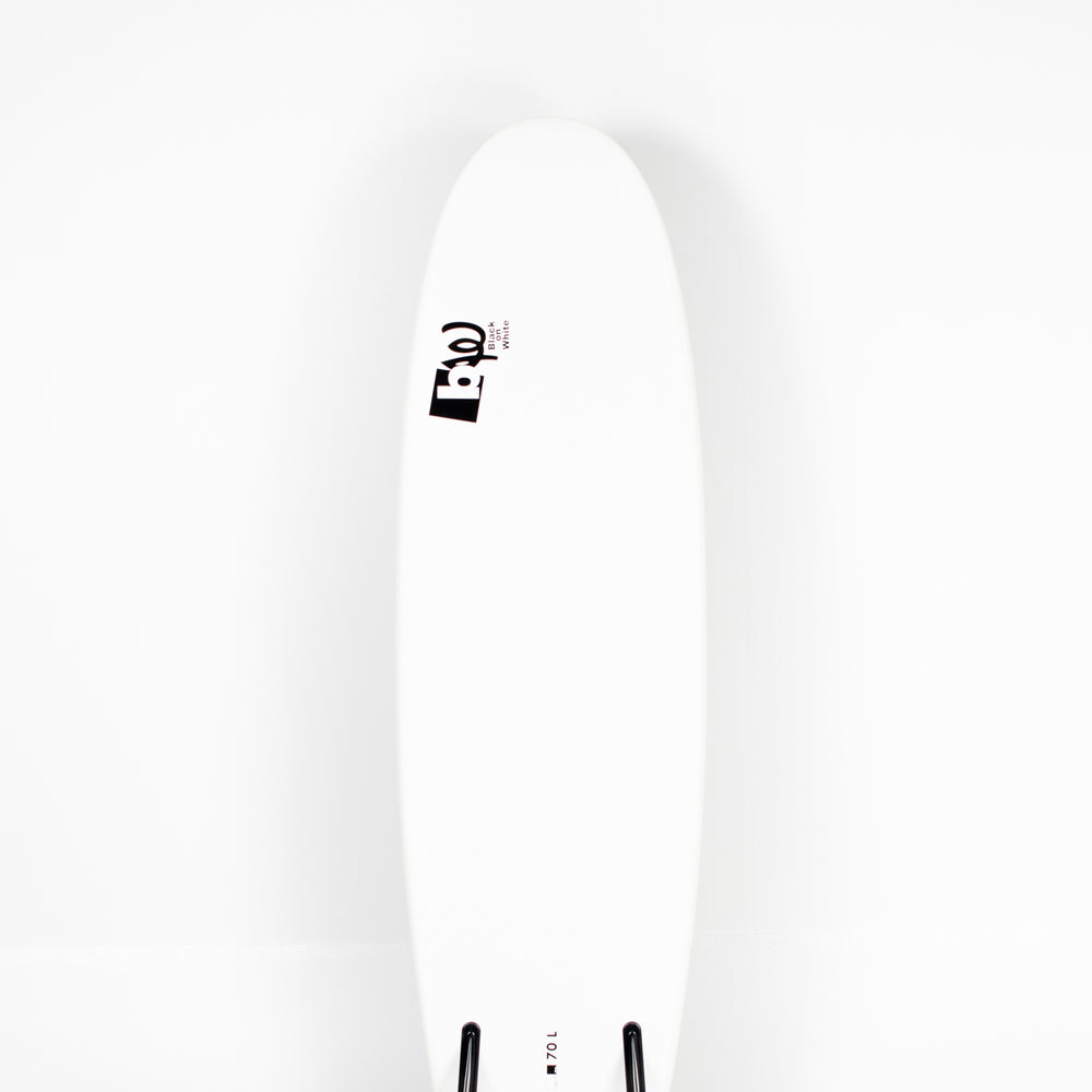 Pukas Surf Shop - Black On White SOFTBOARDS - BW SOFTBOARDS 7.0