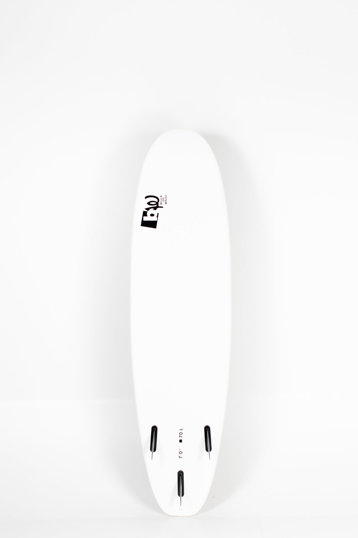 Pukas Surf Shop - Black On White SOFTBOARDS - BW SOFTBOARDS 7.0