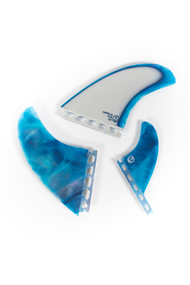 Pukas Surf Shop - Captain Fin - Acid Splash - 2 fins