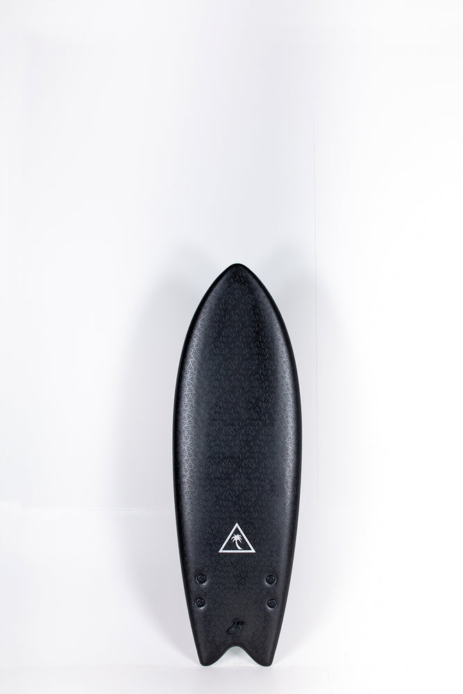 Pukas Surf Shop - Catch Surf - RETRO FISH TWIN FIN Black Turquoise - 5’6” x 21.65” x 2.95” x 45l.