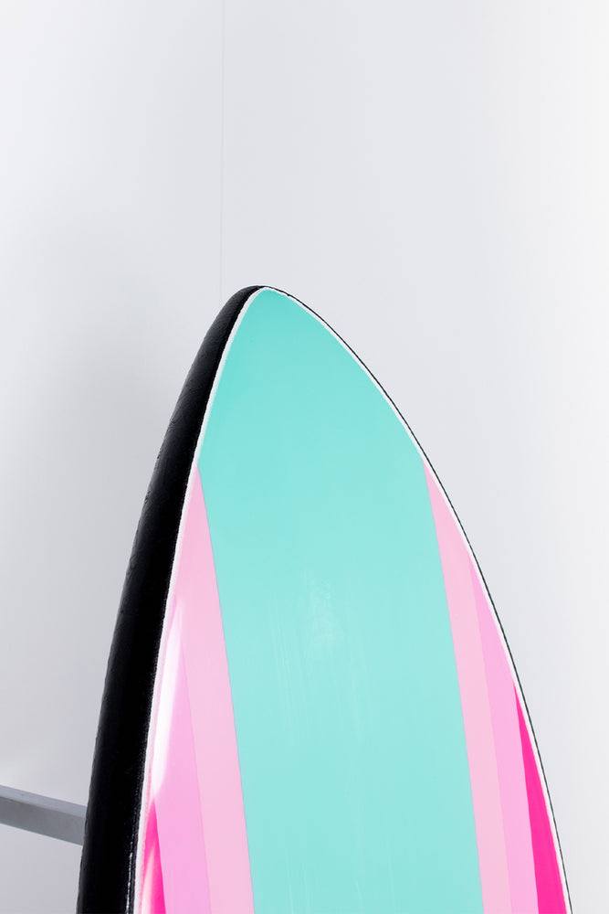 
                  
                    Pukas Surf Shop - Catch Surf - RETRO FISH TWIN FIN Black Turquoise - 5’6” x 21.65” x 2.95” x 45l.
                  
                