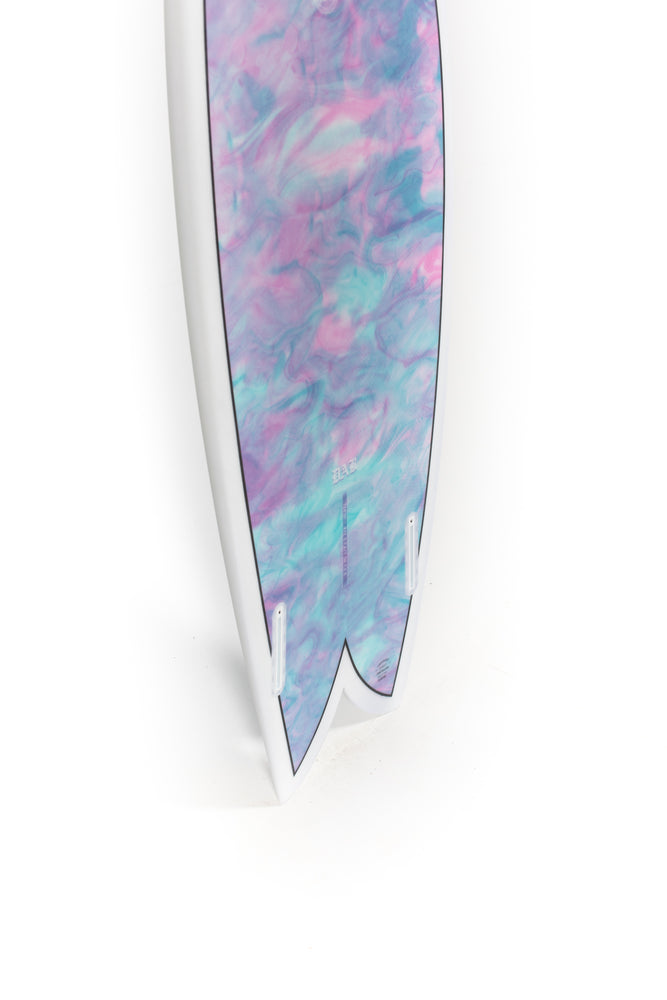 
                  
                    Pukas Surf Shop - Indio Surfboards - DAB Swirl Effect Blue Purple - 5’3” x 20 3/4 x 2 3/8 x 30.92L.
                  
                