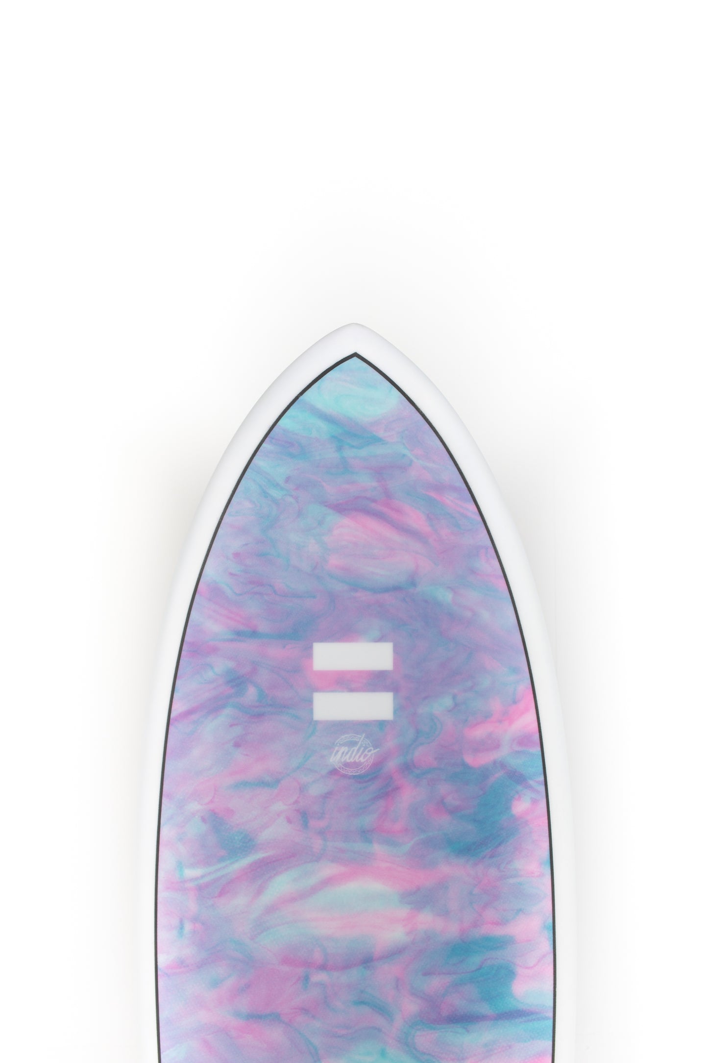 Indio Surfboards - DAB Swirl Effect Blue Purple - 5'5” x 20 7/8 x