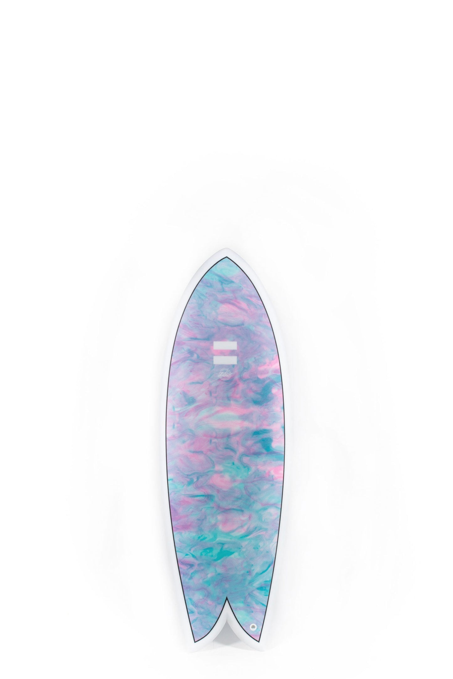 Pukas Surf Shop - Indio Surfboards - DAB Swirl Effect Blue Purple - 5’7” x 21 x 2 1/2 x 35.8L.