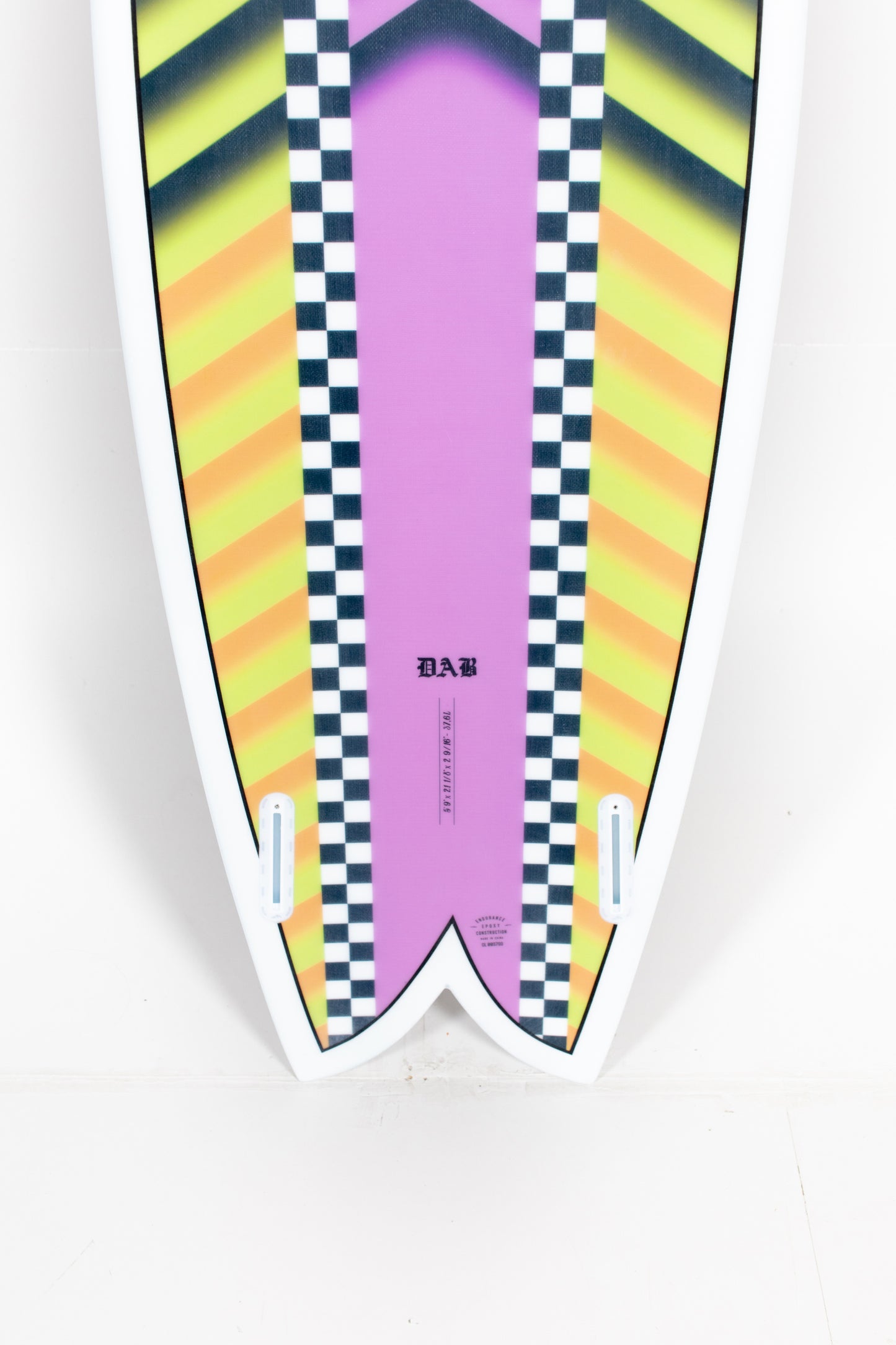 
                  
                    Pukas Surf shop - Indio Surfboard - Endurance - DAB From the 80´s - 5’9” x 21 1/8 x 2 9/16 x 37.6L.
                  
                
