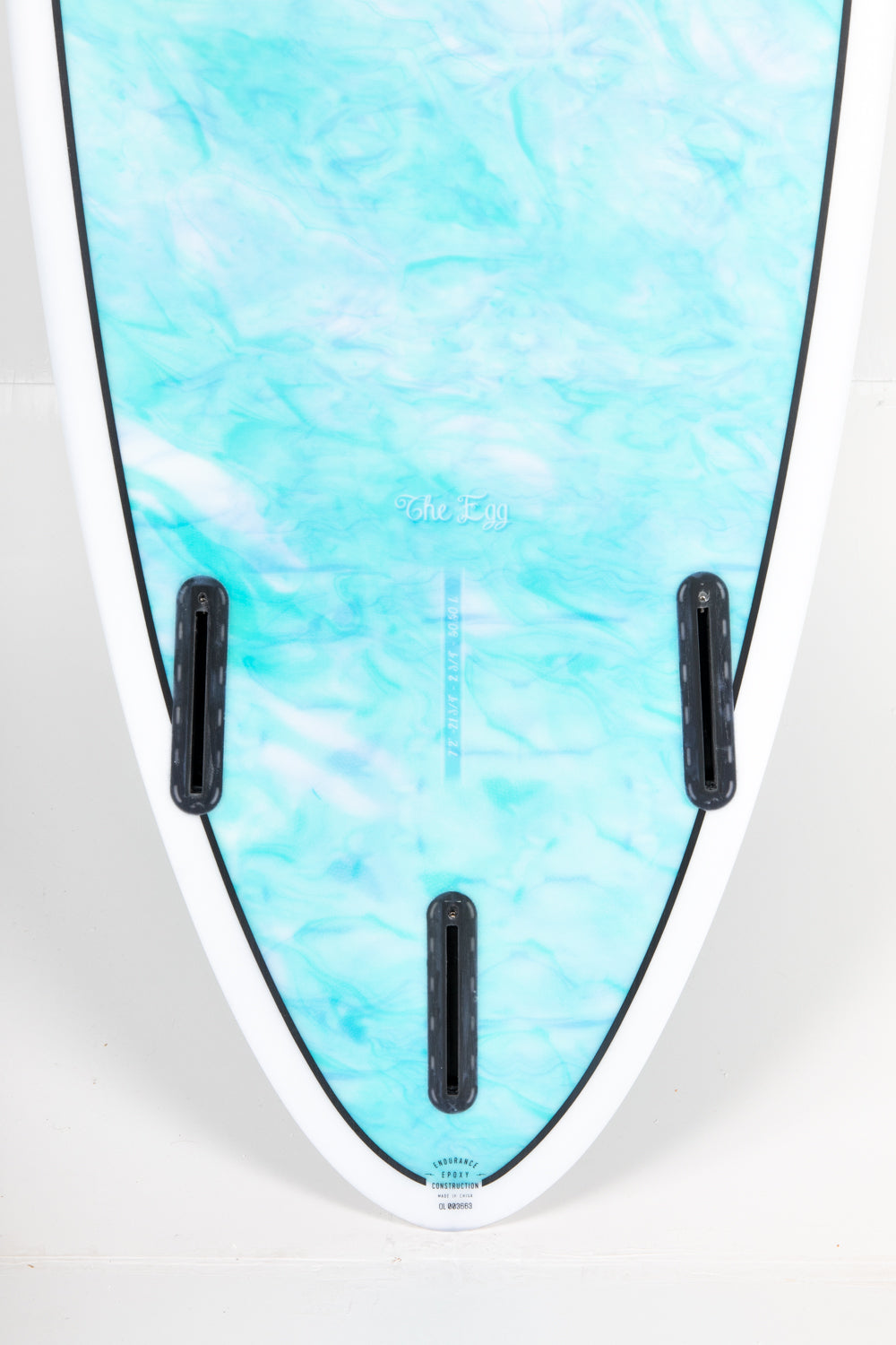 Indio Surfboards - THE EGG Swirl Effect Blue Mint - 6´8 x 21 1/2 x 