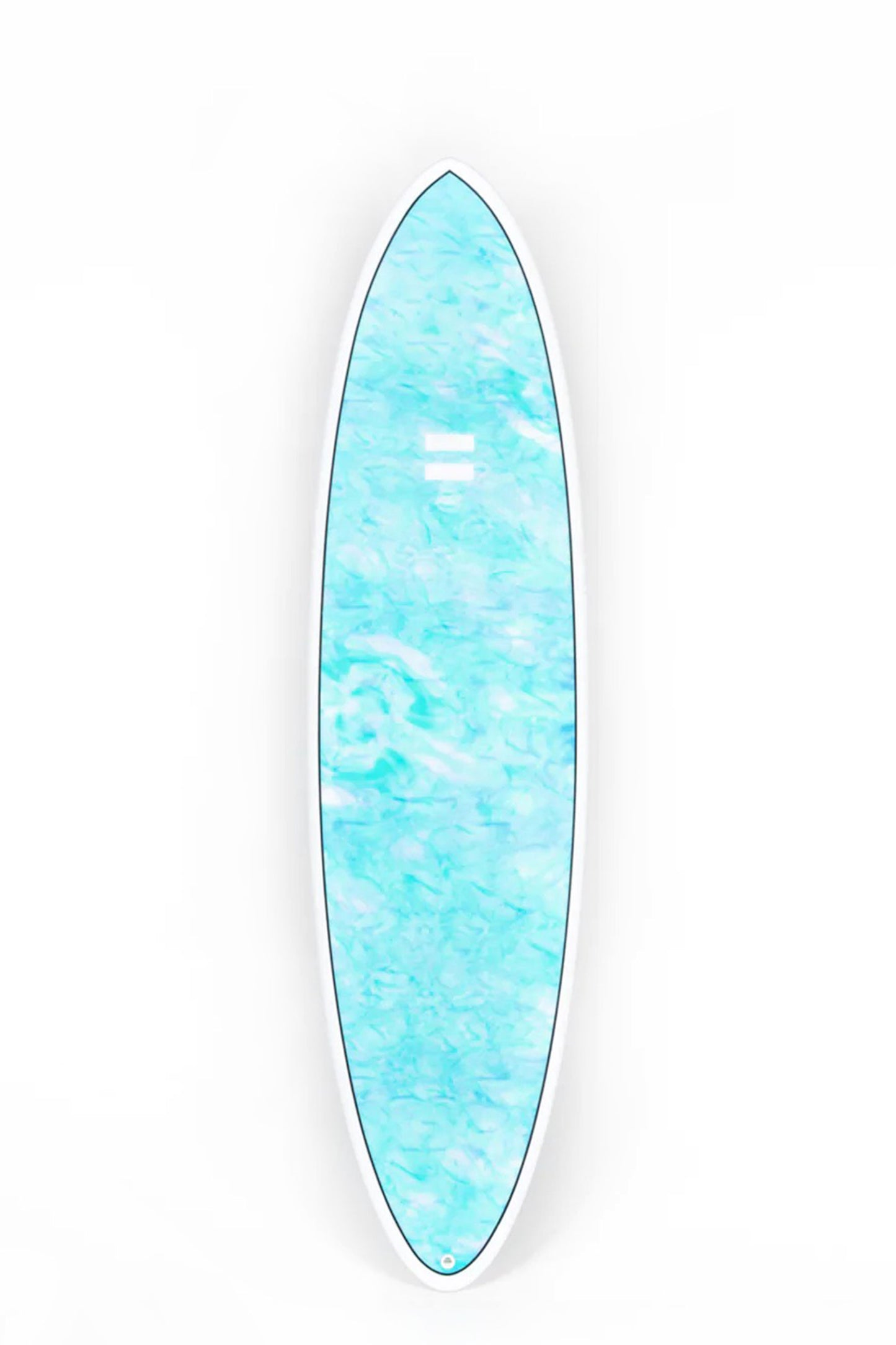 Pukas Surf Shop - Indio Endurance - THE EGG Swirl Effect Blue Mint - 7´10" x 23 1/4 x 3 - 64L