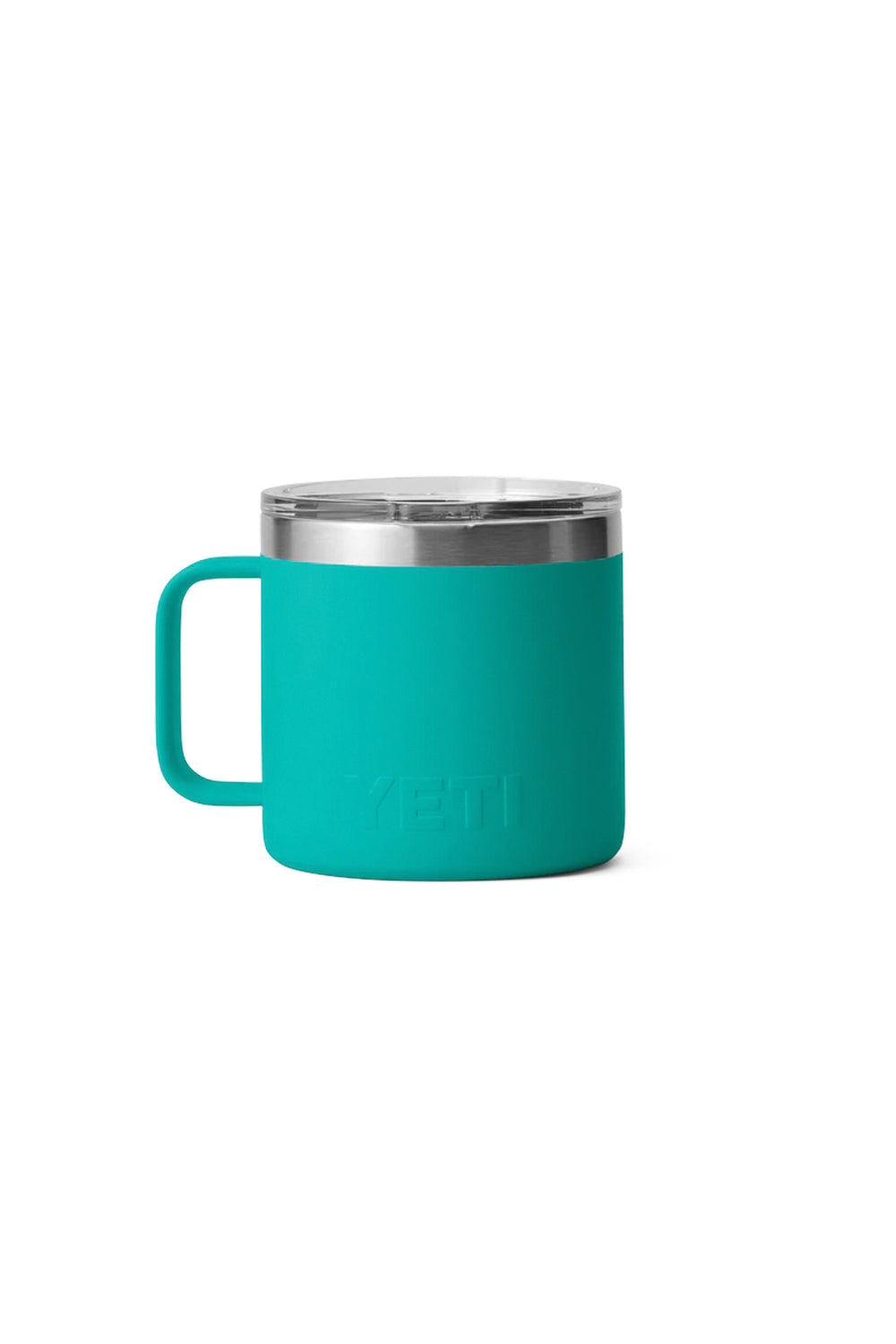 YETI AQUIFER BLUE Rambler 14 oz Mug, Stainless Steel with