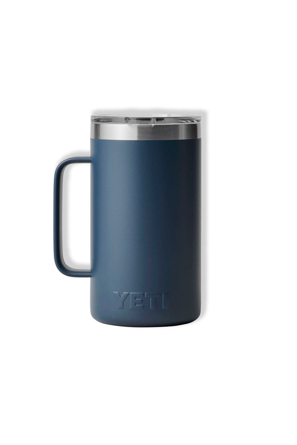 One Yeti Stainless Steel 8 Oz Tumbler Mug with TRAVELERS printed on it