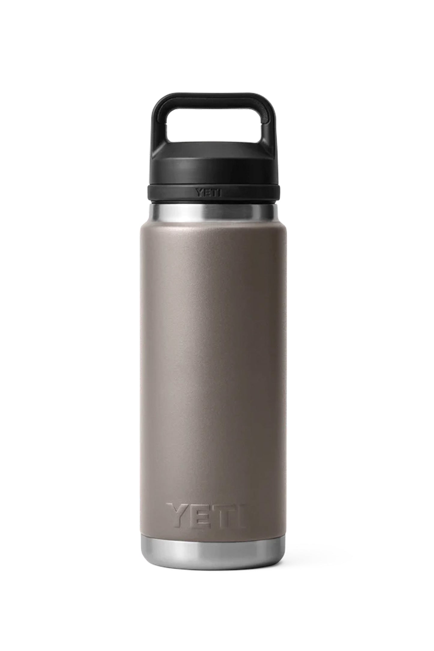 Yeti Rambler Water Bottle 18 oz Screw Twist On Carry Handle Stainless Steel
