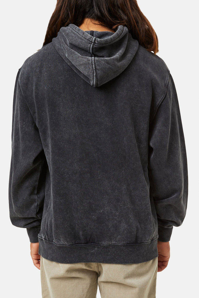      Pukas-Surf-Shop-katin-sweater-Emb-Hood-balck-wash