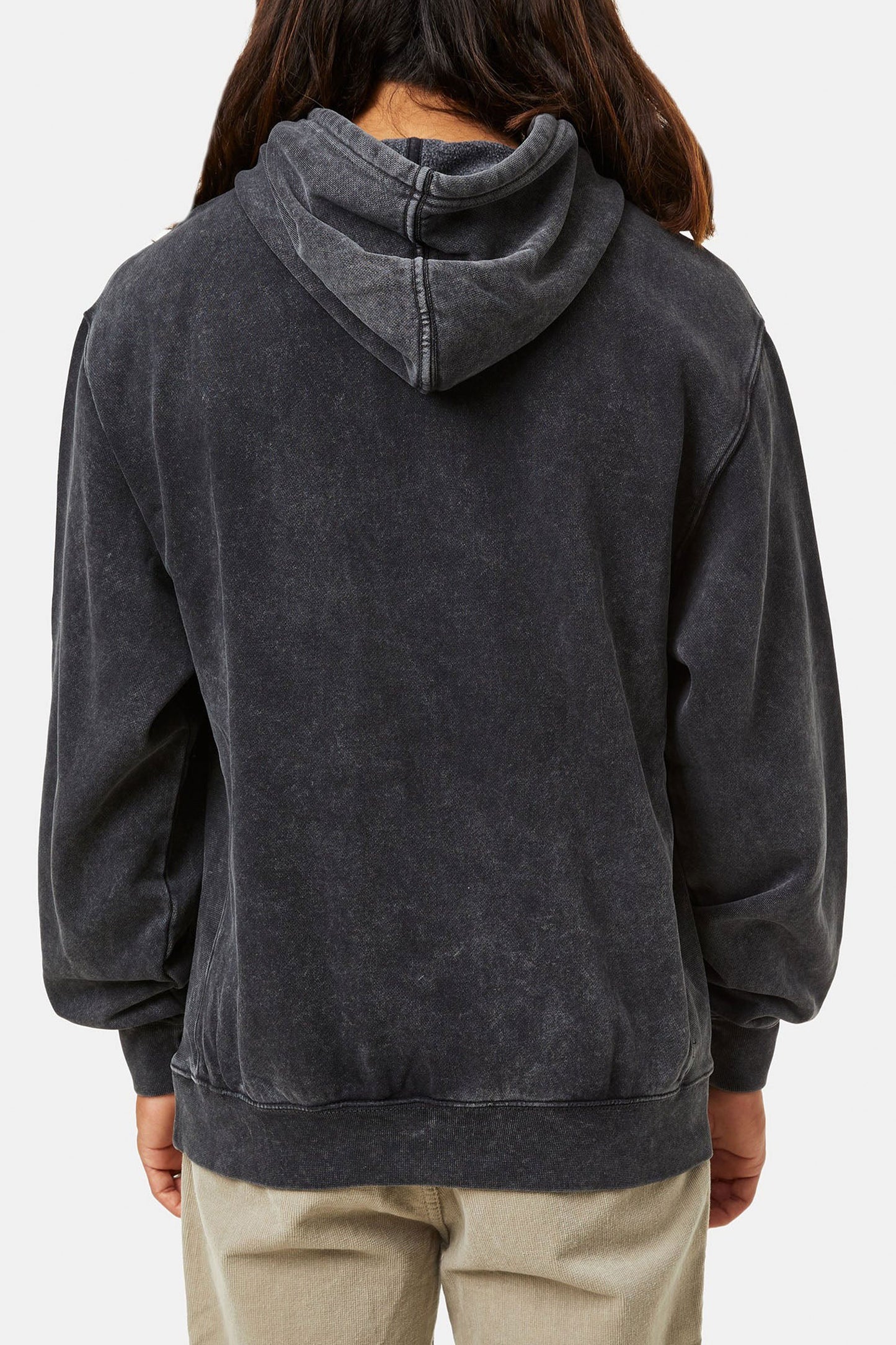      Pukas-Surf-Shop-katin-sweater-Emb-Hood-balck-wash