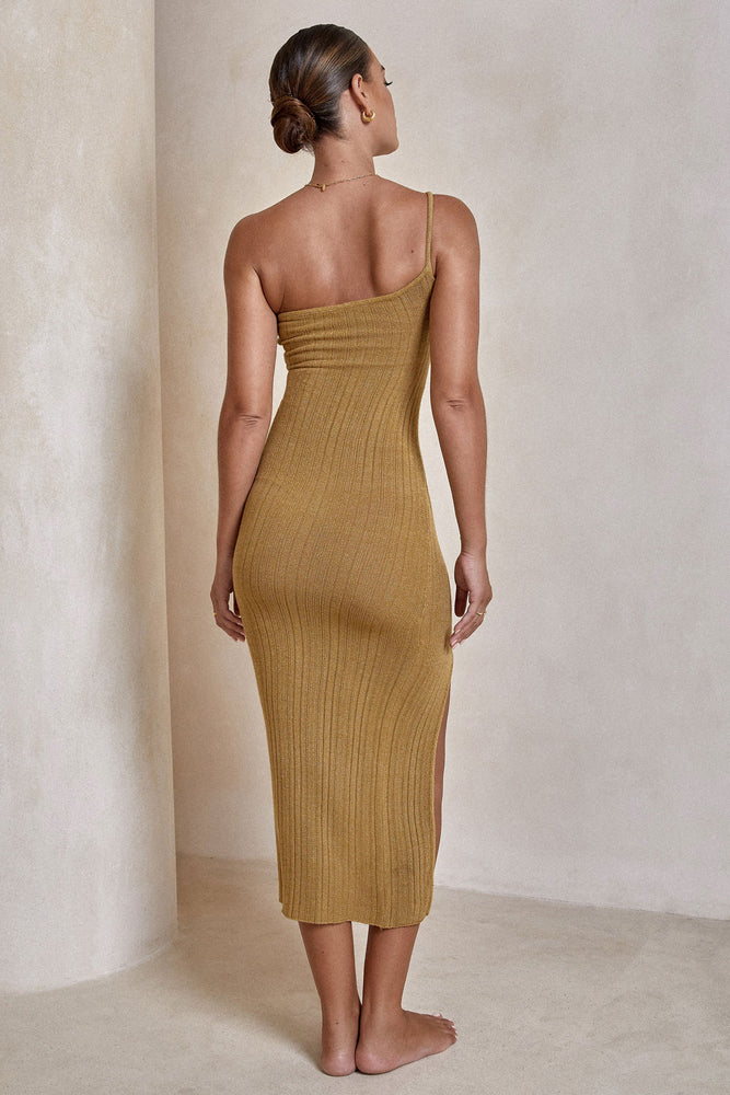 Pukas-Surf-Shop-tann-line-dress-Bena-ochre