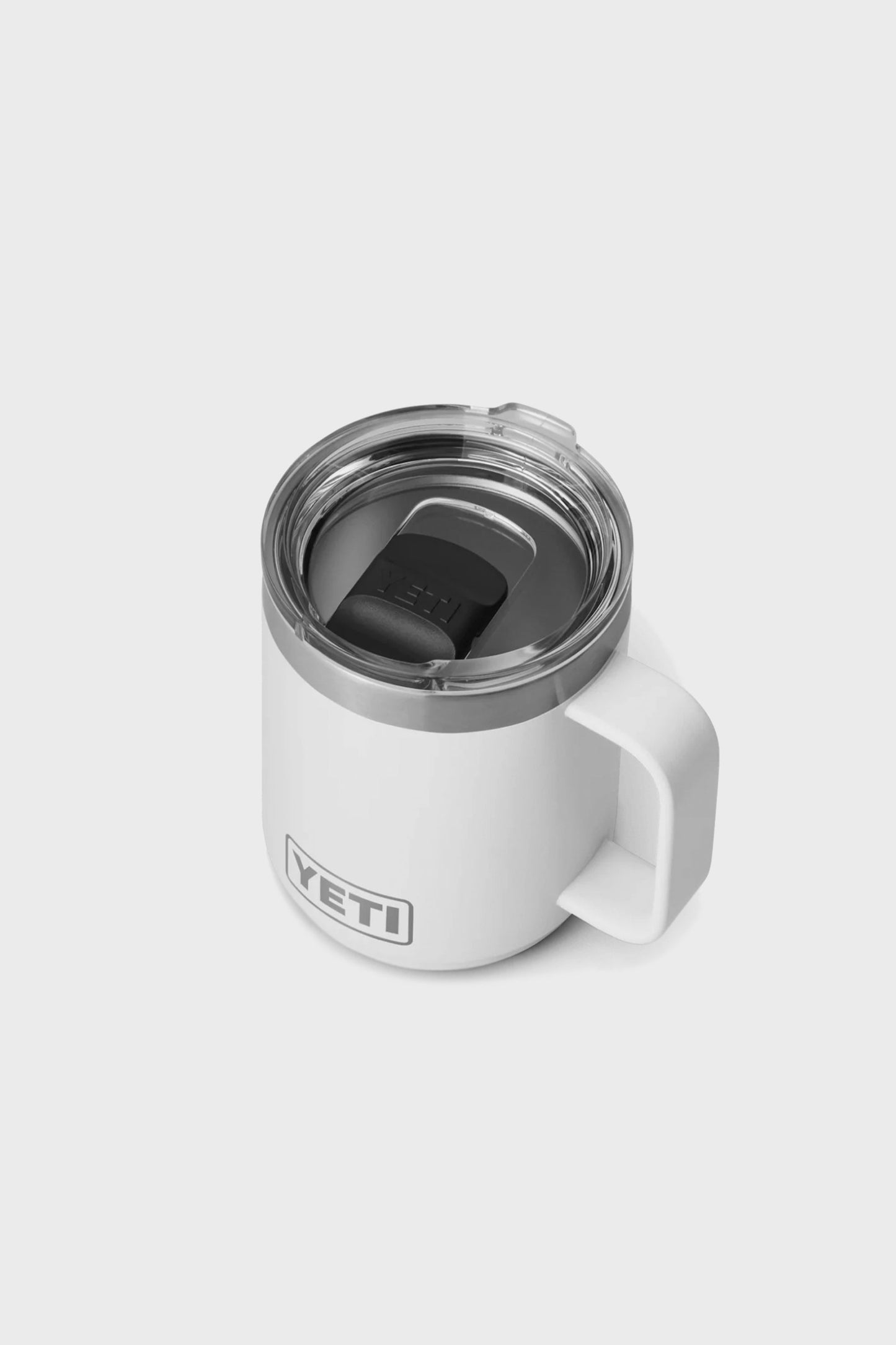 White YETI Rambler 10 oz Stackable Mug With Magslider Lid