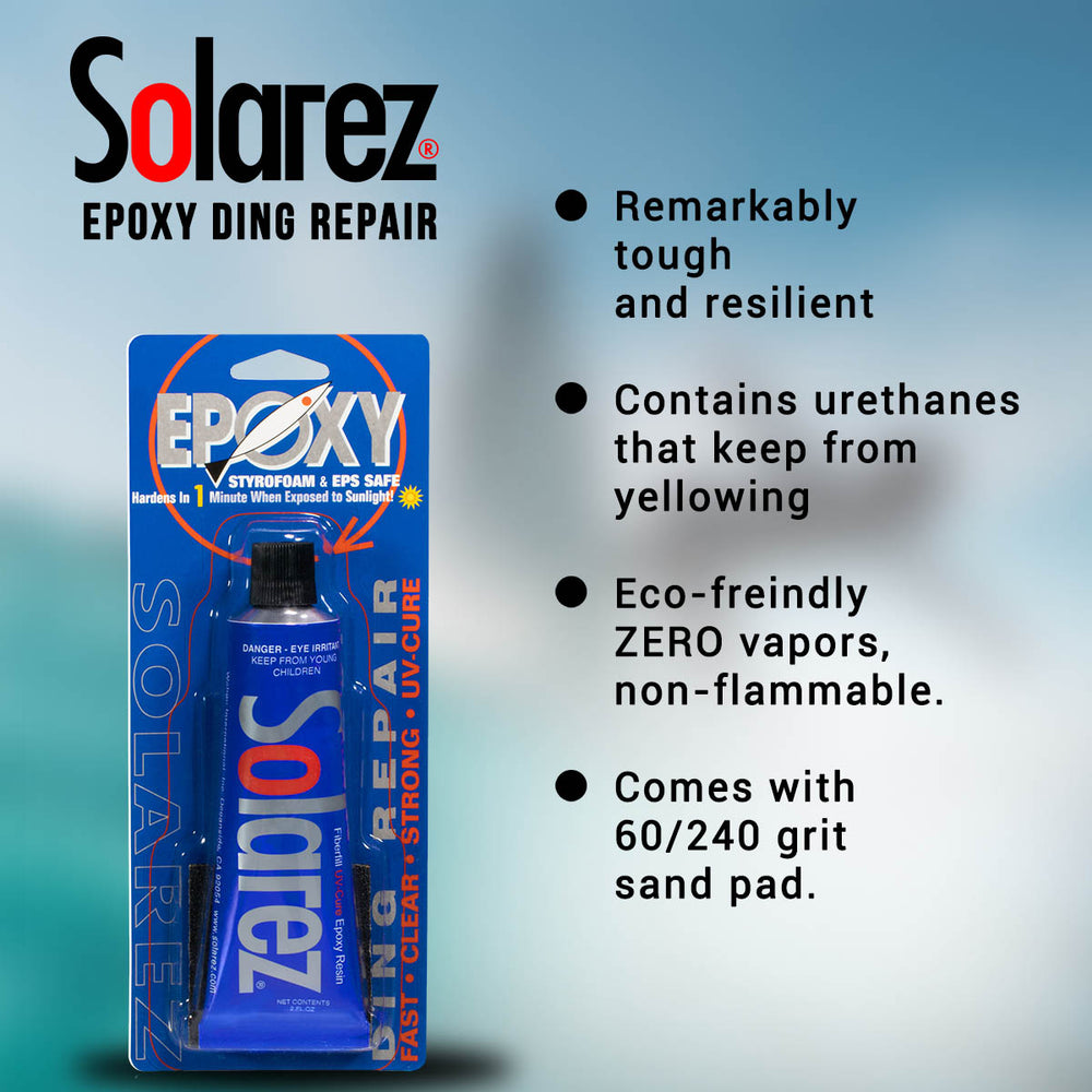 Kit réparation résine Solarez Epoxy 55g - Été 2024
