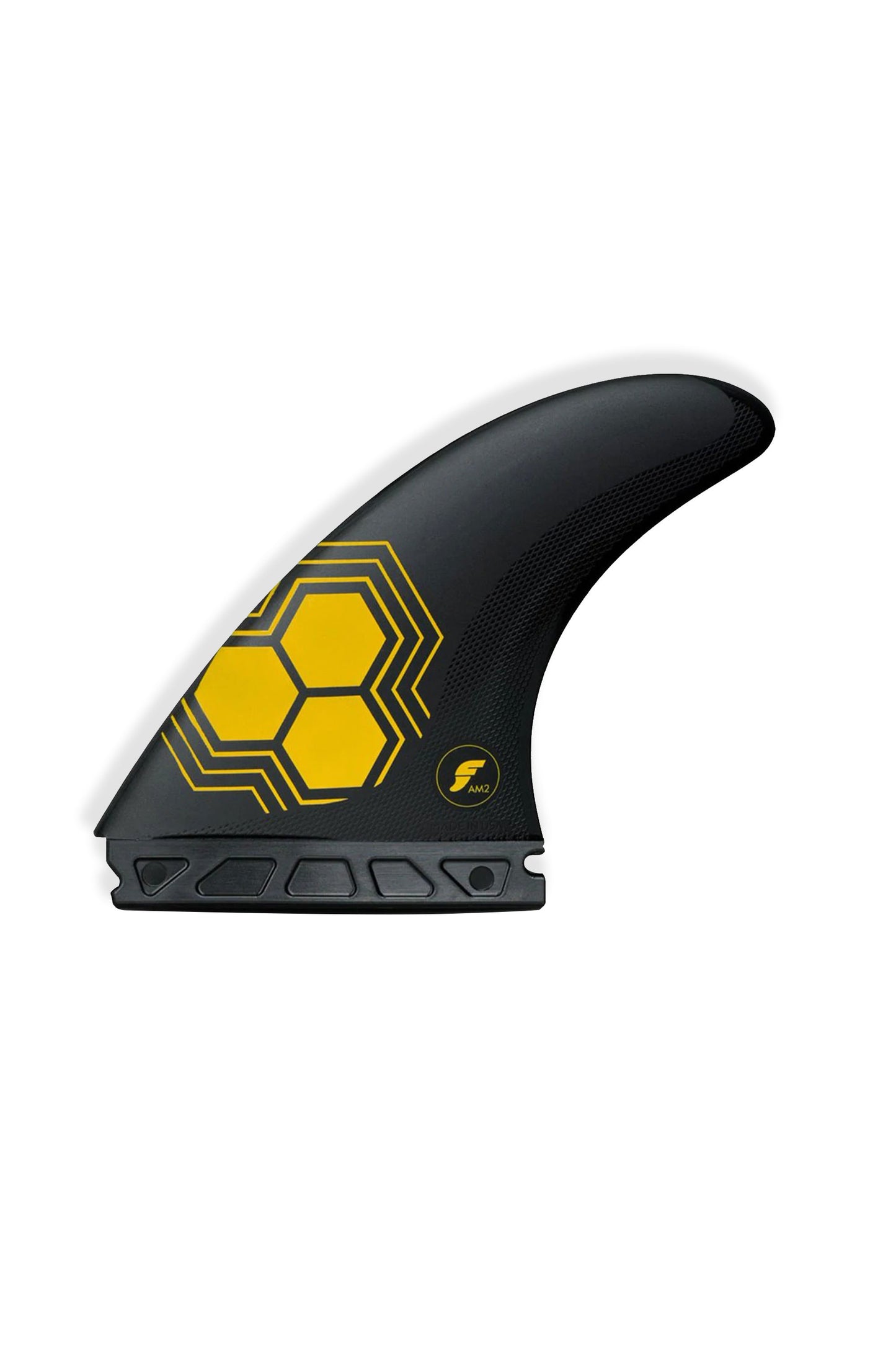 Pukas Surf Shop - Futures ALPHA FAM2 Carbon Yellow Thruster Set 